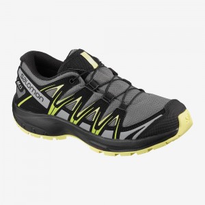 Yellow Salomon Xa Pro 3D Cswp J Kids' Trail Running Shoes | ZEYX-85206